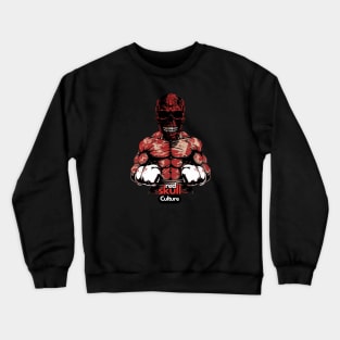 Red Skull Culture, Boxer Edition, Unisex t-shirt, boxing t-shirts, boxing lovers, gift for boxing fans, skull t-shirts Crewneck Sweatshirt